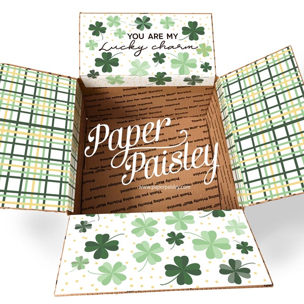 Care Package Sticker Kit - Lucky Charm/St. Patricks Day/Military Care Package/Missionary Care Package/Shipping Box/Shipping Label