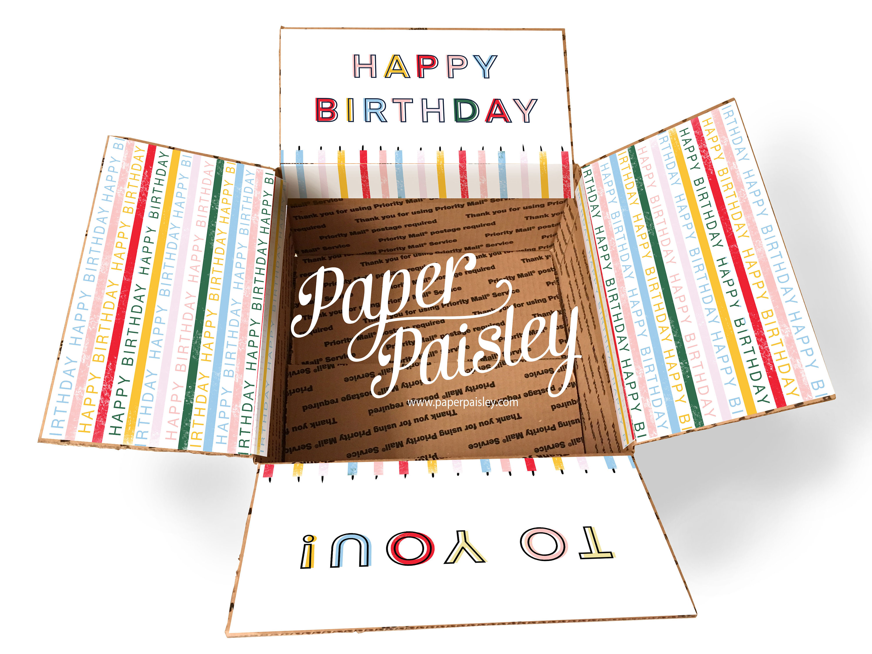 R Care Package Sticker Kit - Happy Birthday Candles/deployment