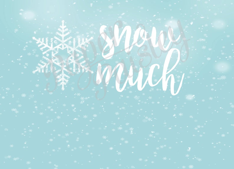 Care Package Sticker Kit Miss You Snow Much/Military Care | Etsy