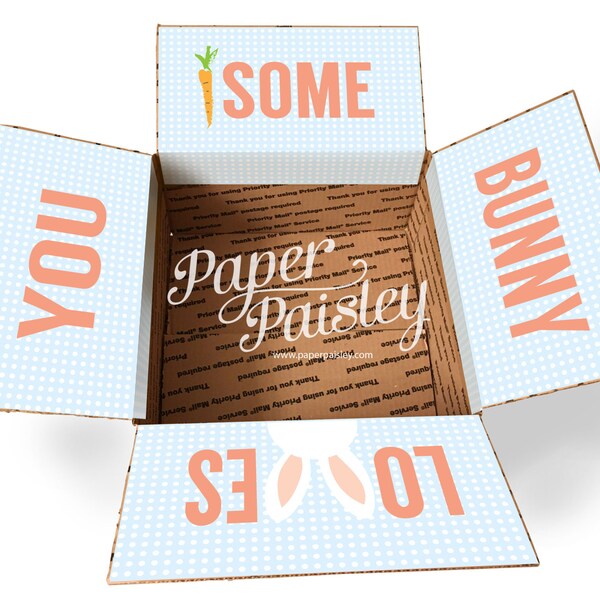 Some Bunny Loves You Sticker Kit: Easter Care Package