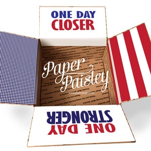 Care Package Sticker Kit - One Day Closer/Military Care Package/Deployment Care Package/Patriotic Care Package/Missionary Care Package/