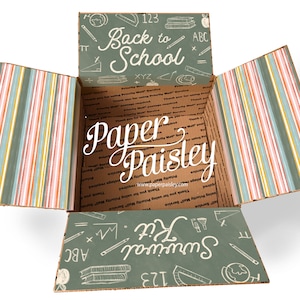 Care Package Sticker Kit - Back to School Survival Kit/College care package/teacher gift/ school/finals care package/box flaps