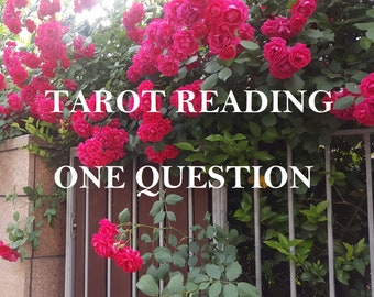 TAROT READING; Picture/Text Reading - One Question
