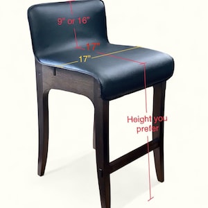 Handmade Bar stool - Custom stool - Counter stools - Modern Barstool - “EmiLu” bild 7