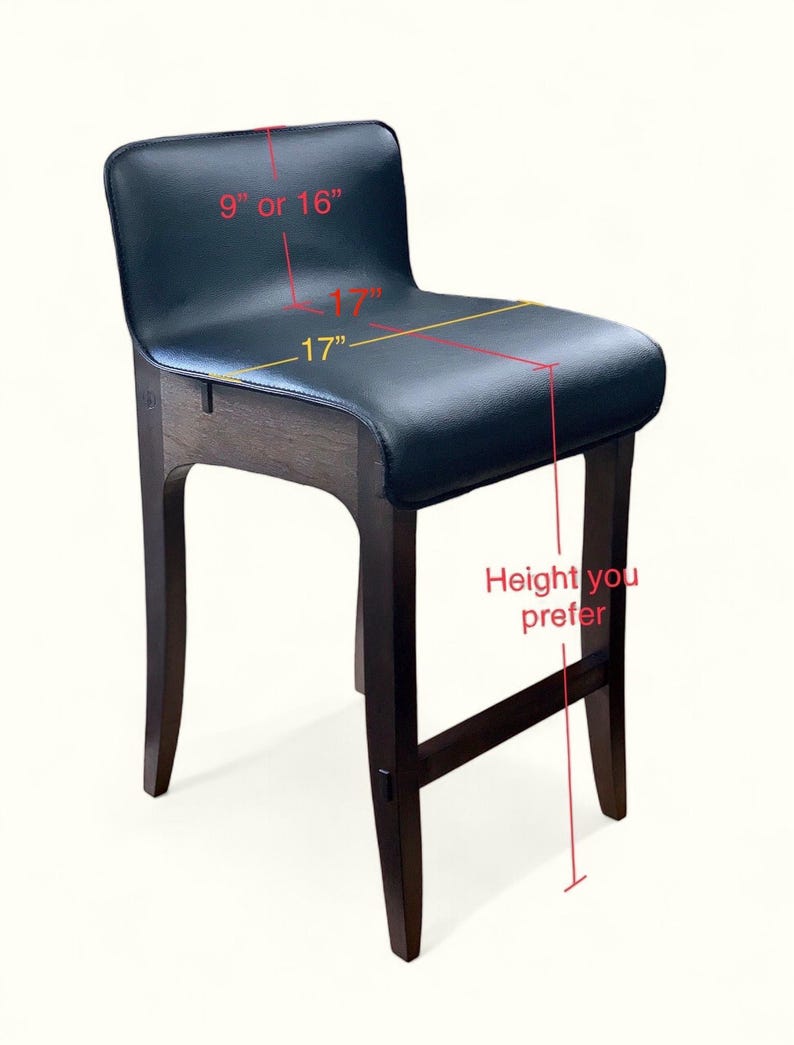 Handmade Bar stool - Custom stool - Counter stools - Modern Barstool - “EmiLu” bild 7