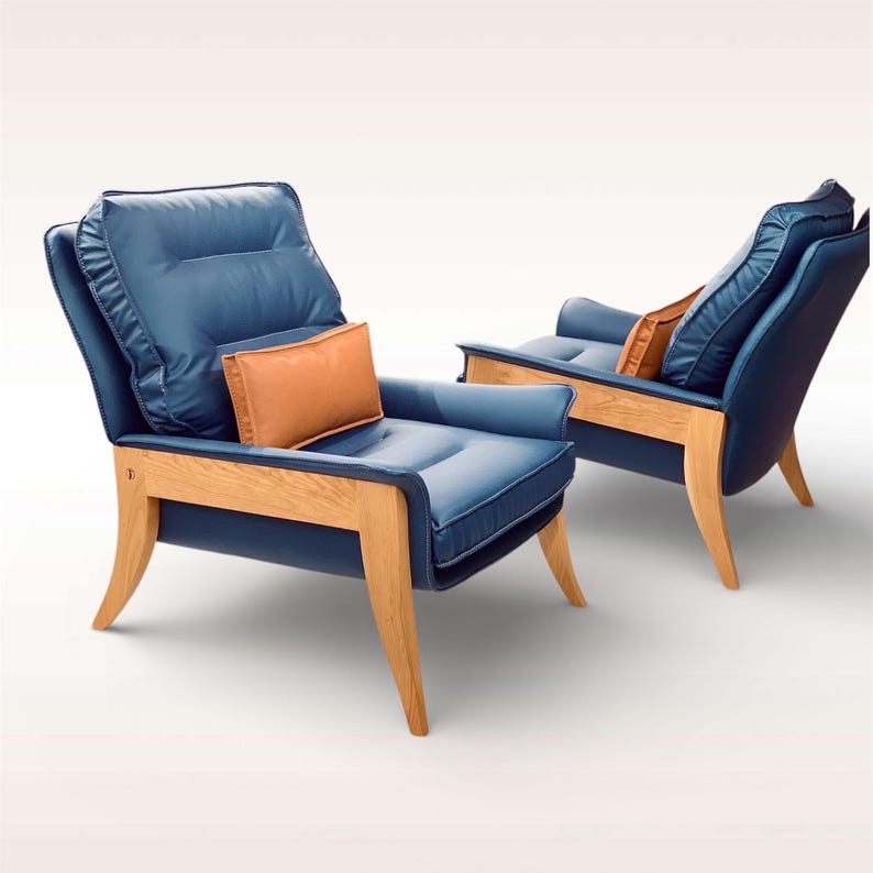 Custom Armchair - Handmade Lounge Chair GELINA image 6