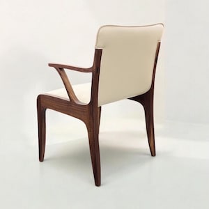 Handmade Wood Dining Chair: Custom &#39;Emi Slim&#39; Design