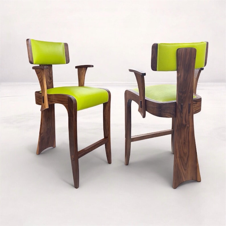 Bar stools - Counter stools - Mid Century stool - INE BIANCHE 画像 2