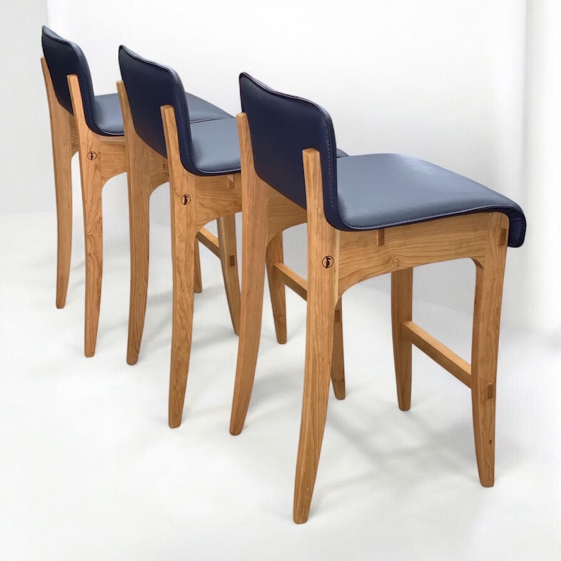 Handmade Bar stool - Custom stool - Counter stools - Modern Barstool - “EmiLu” bild 5