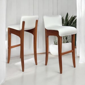 Handmade Bar stool - Custom stool - Counter stools - Modern Barstool - “EmiLu”