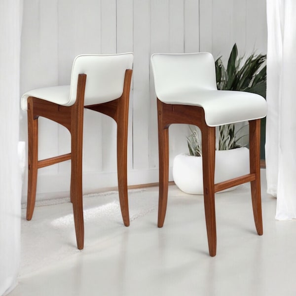 Handmade Bar stool - Custom stool - Counter stools - Modern Barstool - “EmiLu”