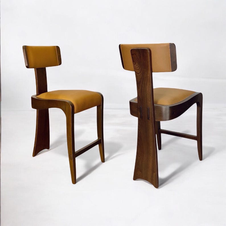 Bar stools - Counter stools - Mid Century stool - INE BIANCHE 画像 10
