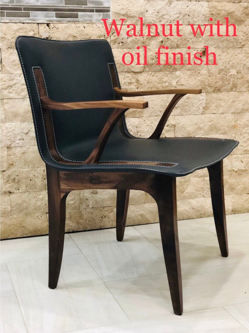 Custom dining chair EMI Dining chairs Family Breakfast Custom chairs Wood chairs image 3