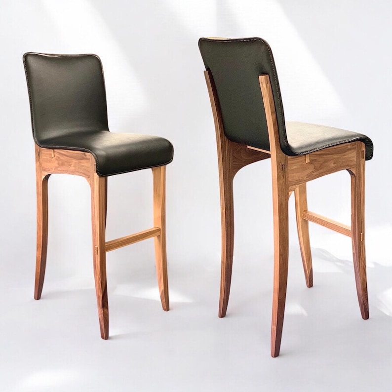 Handmade Bar stool - Custom stool - Counter stools - Modern Barstool - “EmiLu” bild 3