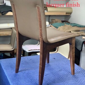 Custom dining chair EMI Dining chairs Family Breakfast Custom chairs Wood chairs image 2