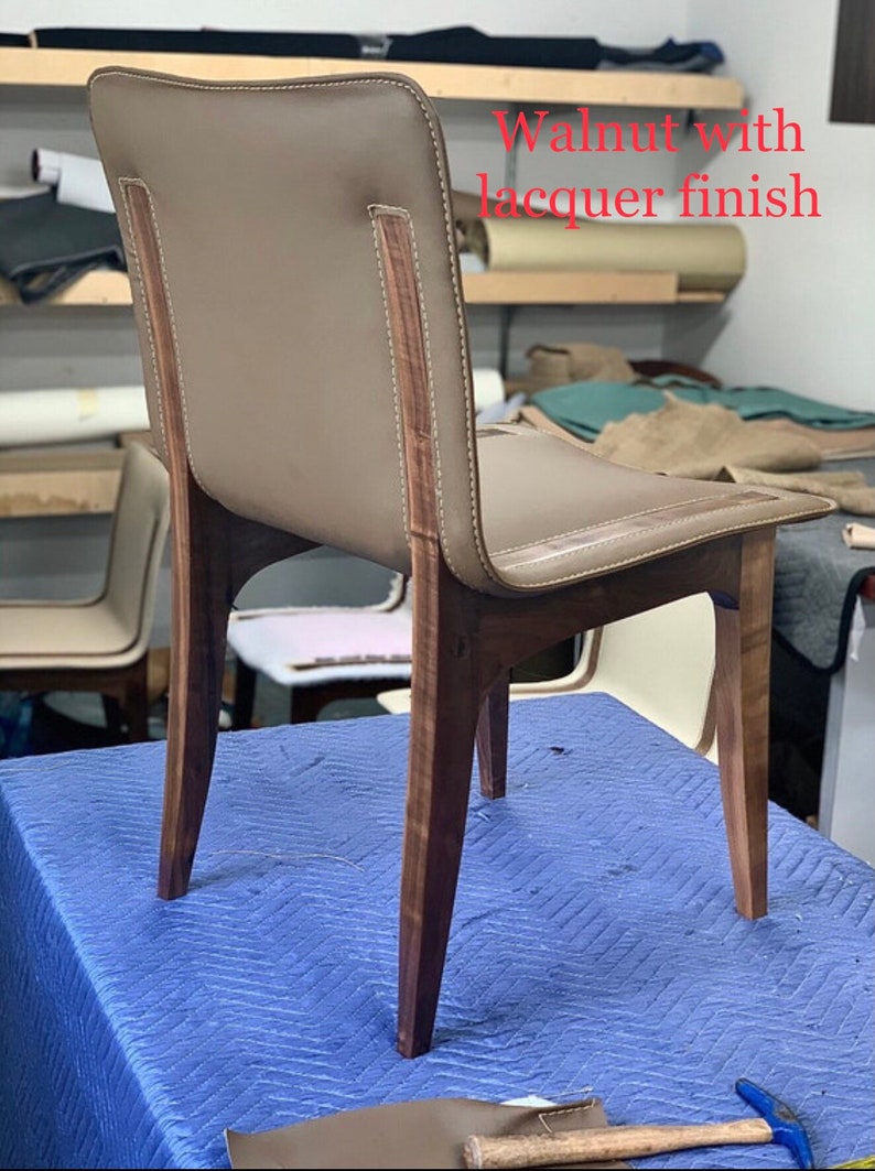 Custom dining chair EMI Dining chairs Family Breakfast Custom chairs Wood chairs image 2