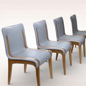 CocoLina Dining Chair: Custom Modern Wood Chair image 3