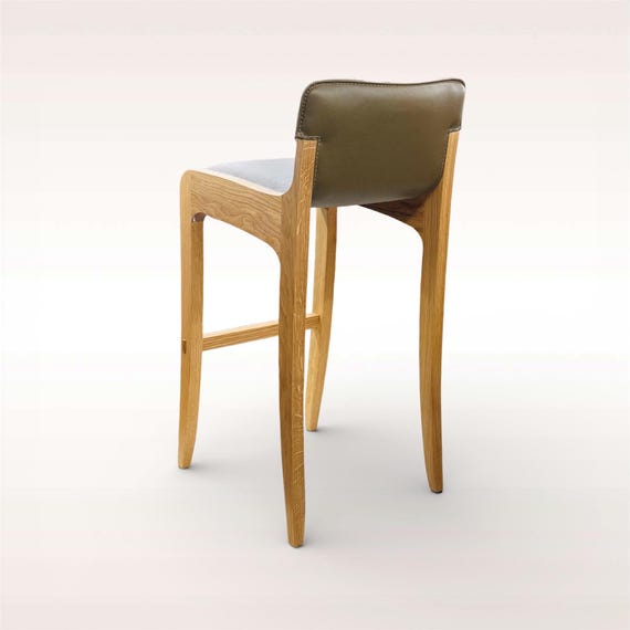 Custom Bar stools -Counter stools - Handmade Emi Slim low back