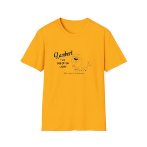 Lambert the Sheepish Lion Unisex Softstyle T-Shirt