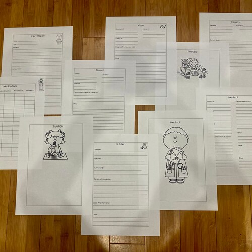 33 Page Foster Care Life Book/ My Story Book Printable. - Etsy