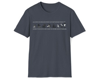 Spaceship Earth Silhouettes Unisex Softstyle T-Shirt