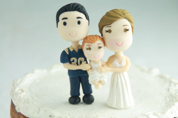 Chibi Wedding Cake Topper Anime Couple Bride And Groom Etsy