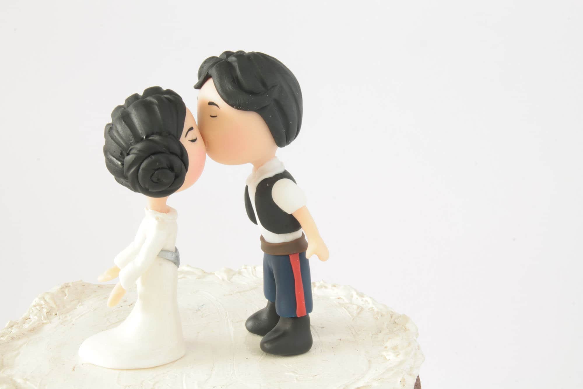 Star Wars Han and Leia I Love You I Know Pt 1 Wedding Cake Topper 
