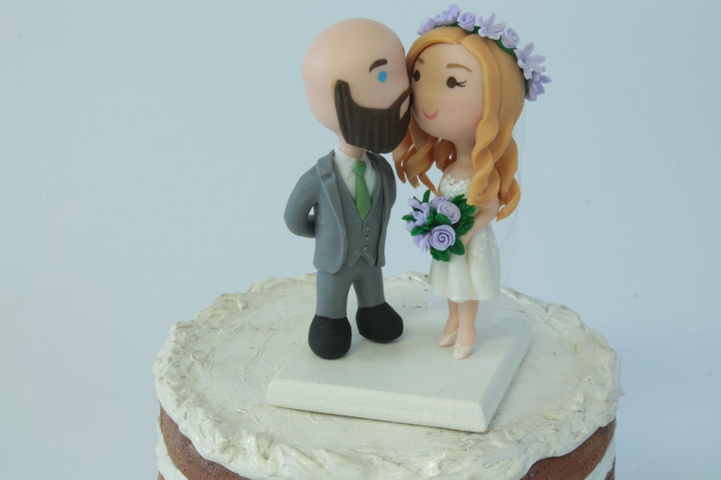 chibi wedding cake topper