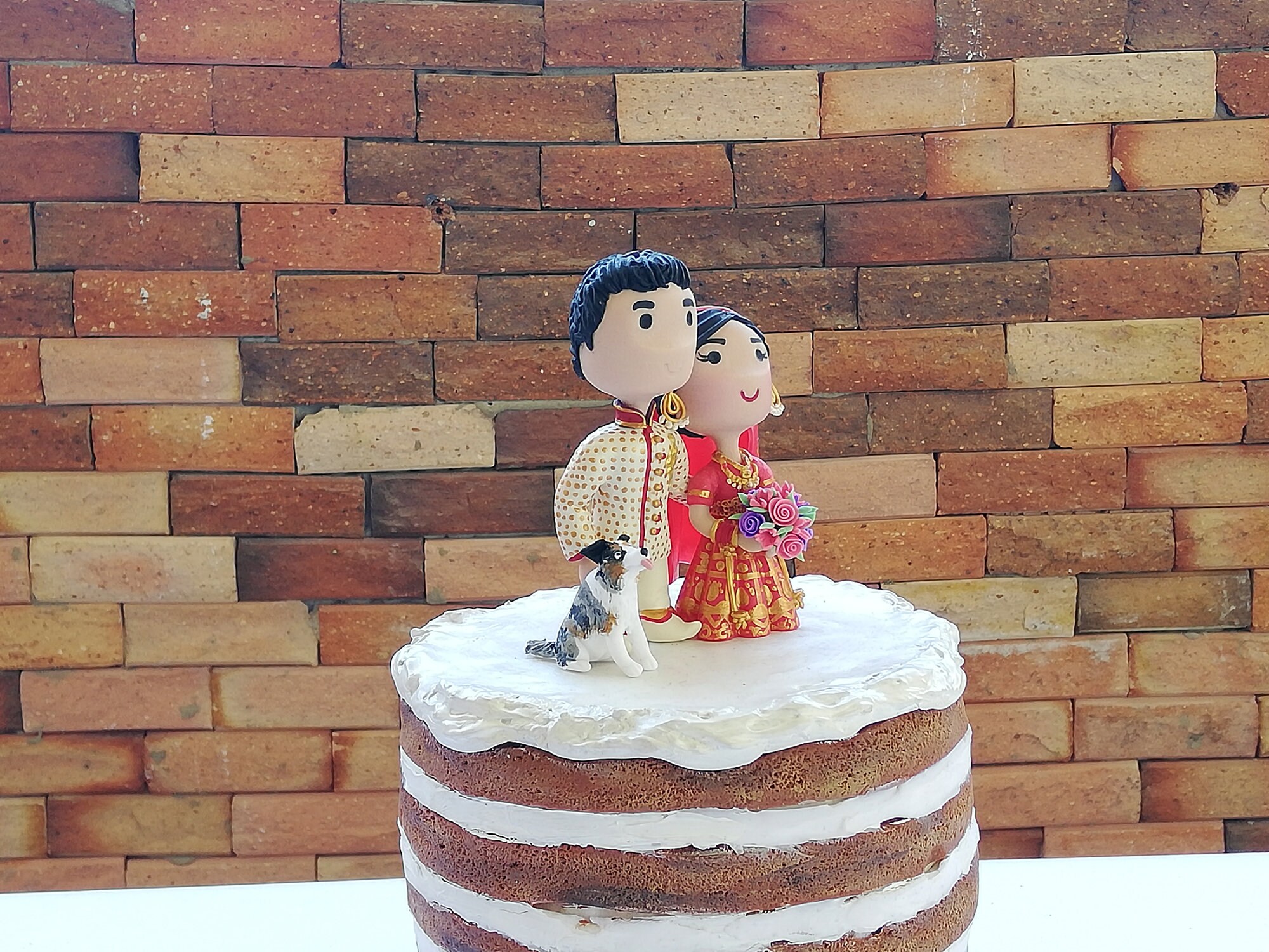 Custom Cake Topper Indian Traditional Wedding Theme - Etsy Singapore