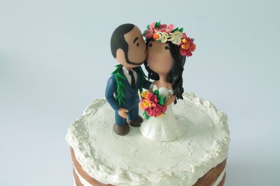 Chibi Wedding Cake Topper Hawaiian Theme Anime Couple Bride Etsy Chibi Wedding Cake Topper Hawaiian Theme Anime Couple Bride Etsy