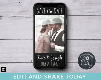 save the date template etsy save the date electronic templates