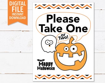 Halloween Take Two Sign - Etsy