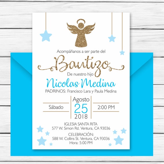 Printable Baptism Invitations In Spanish 8