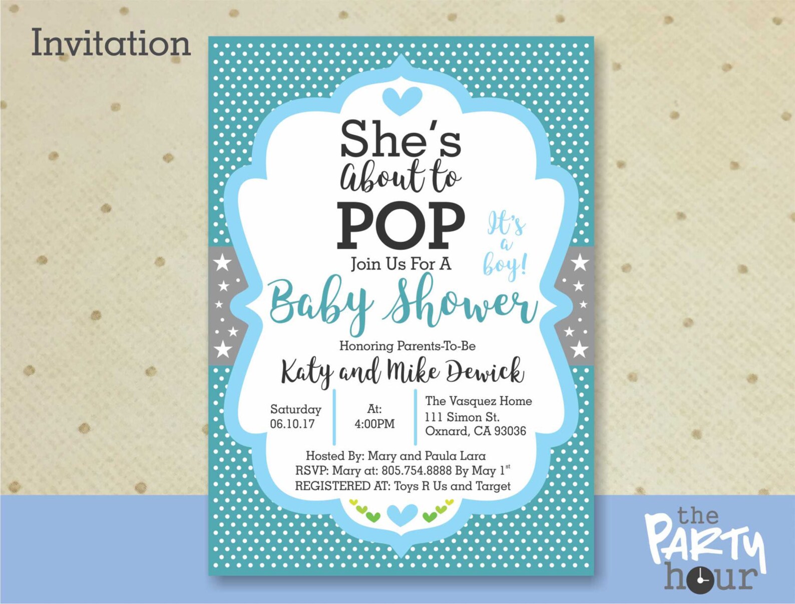Baby Shower Package Printable Baby Shower Set Baby Shower Etsy