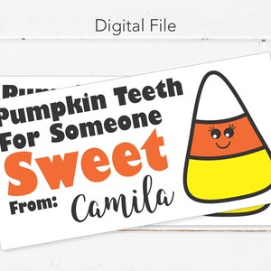 Halloween Bag Toppers Printable, Personalized Halloween Treat Bags ...
