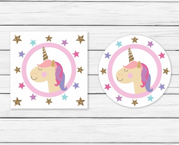 unicorn cupcake toppers printable unicorn cupcake toppers etsy