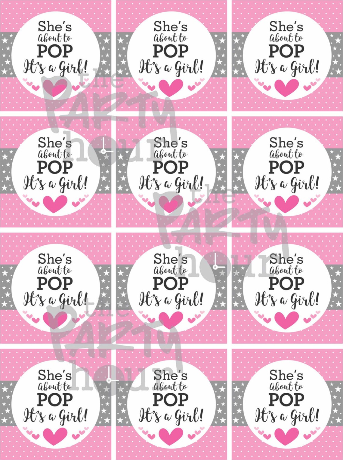 Printable Baby Shower Cupcake Toppers Baby Shower - Etsy