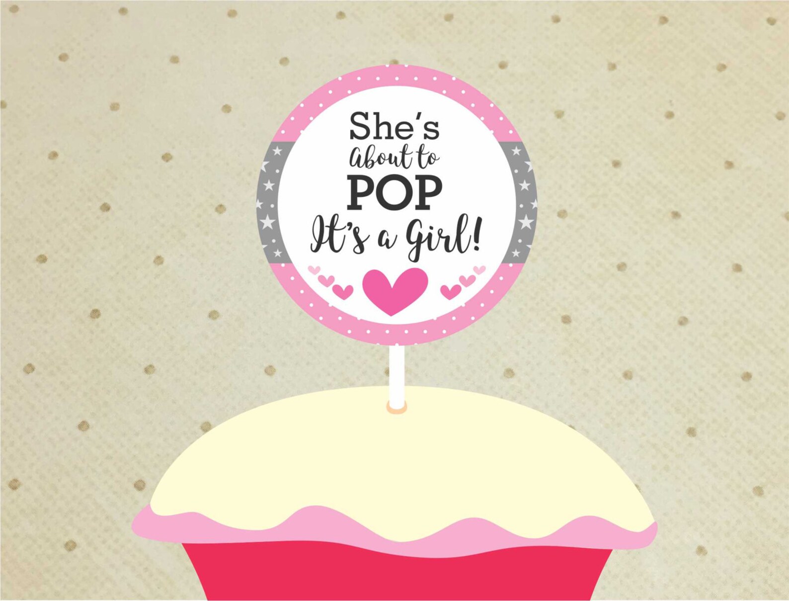 Printable Baby Shower Cupcake Toppers Baby Shower - Etsy