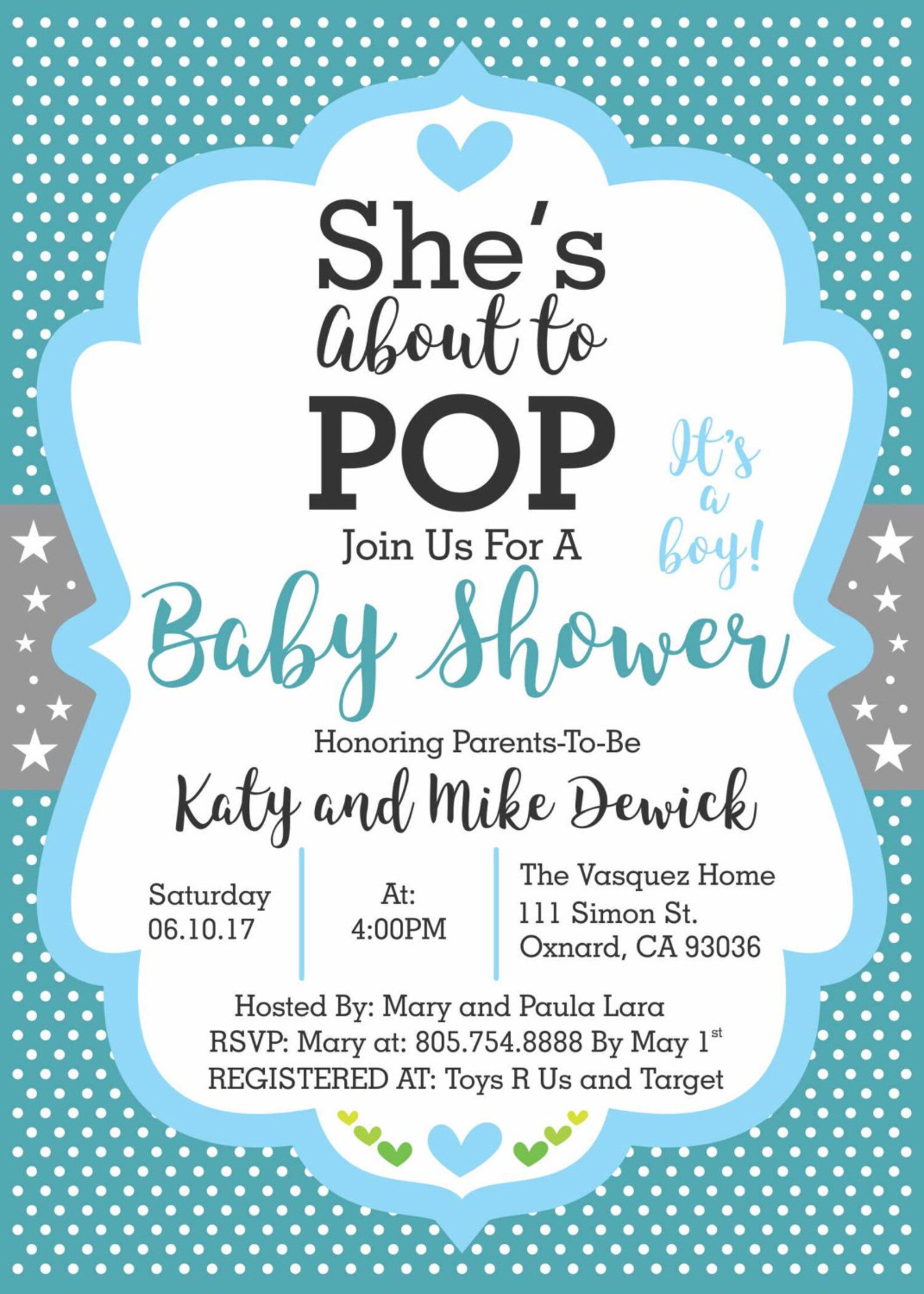 About to Pop Printable Baby Shower Invitation Boy It's a - Etsy