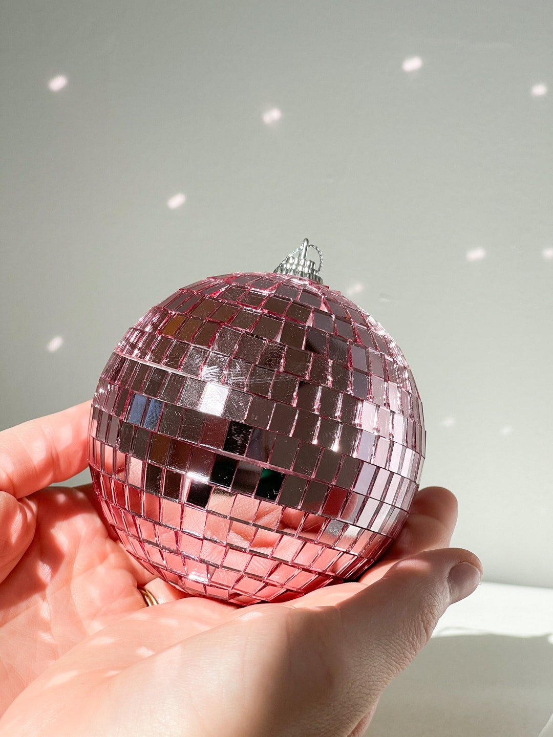 4 PINK Disco Ball - Etsy