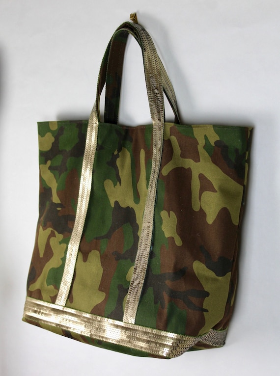 camo tote bag