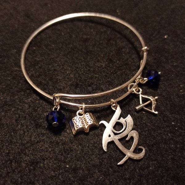 Shadowhunters Charms Bracelet; The Mortal Instruments Bracelet; Rune Bracelet; Fearless Rune; Malec; Gift For Her