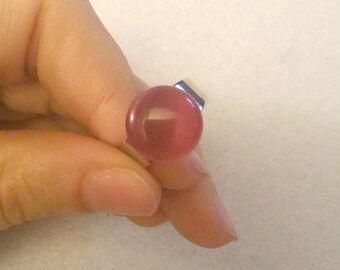 Anello rosa stile occhi di gatto; Anello regolabile; Regalo per Lei