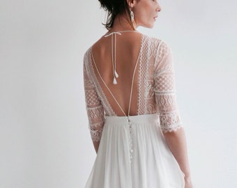 Lace openback wedding gown RUMBA