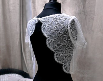 Open back bridal lace top "Vengo"