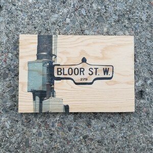 Bloor Street West - Wood Postcard