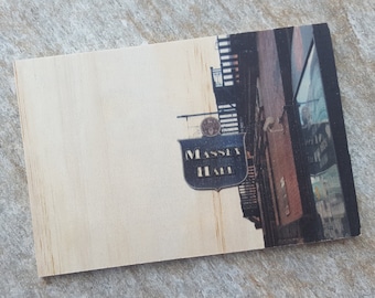 Massey Hall - Wood Postcard