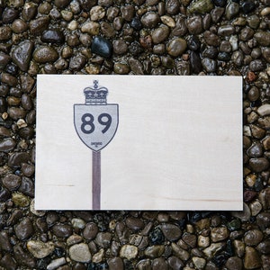 Cartão Postal Dufferin County Highway 89 - Madeira