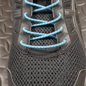 Scuba Color NO TIE Indestructible Shock Cord Locking Elastic Shoe Laces Running Work Boots Hiking Running Kid Adult Sneaker Rugged