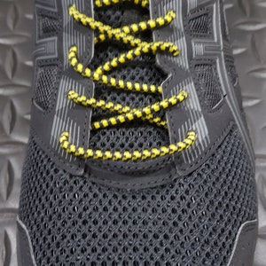 Geel &zwart NO TIE Onverwoestbaar schokkoord vergrendelen elastische schoenveters hardloopwerkschoenen wandelen hardlopen kind volwassen sneaker robuust